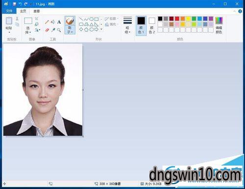 win7系统画图工具放大缩小图片的图文步骤