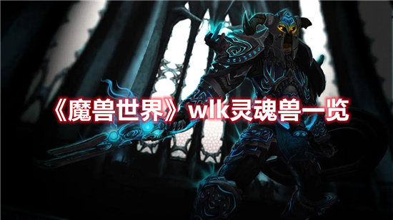 魔兽世界手游wlk灵魂兽一览