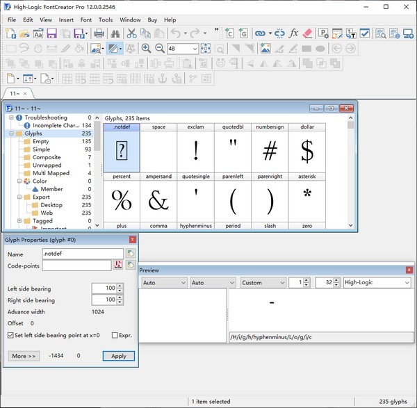 High Logic FontCreator Pro(字体制作软件)