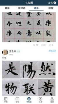 汉字书法字典最新版截图